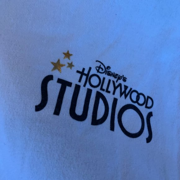 DISNEY PARKS HOLLYWOOD STUDIO White Minnie ZipUp Hoodie Size Small Like New - Picture 5 of 6
